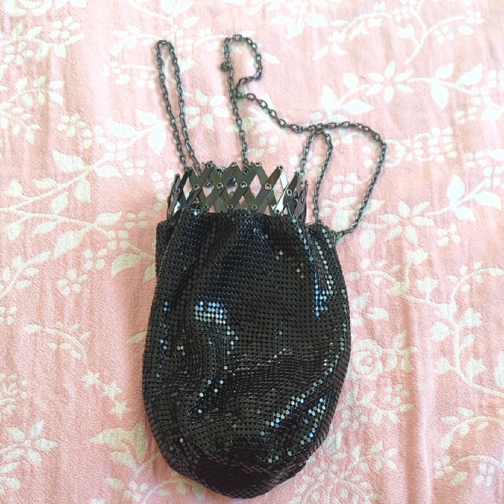 Black Sequin Evening Bag